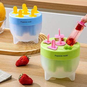 Moule à glace créatif en silicone de qualité alimentaire, facile à démouler, pour congélation rapide, gadget domestique pour la préparation de bâtonnets glacés et de glaces aux fruits - Product Image 2