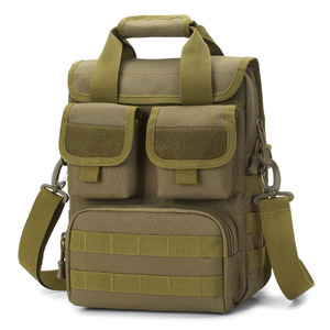 Bolso bandolera de camuflaje táctico para exteriores, bolso de herramientas de libro A4, bolso de poliéster - Product Image 1