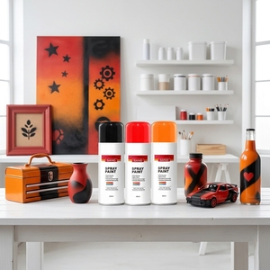 <span class=keywords><strong>Peinture</strong></span> acrylique <span class=keywords><strong>en</strong></span> spray SANVO <span class=keywords><strong>pour</strong></span> graffitis polyvalents, décoration intérieure et reconditionnement de meubles - Expression artistique - Product Image 1