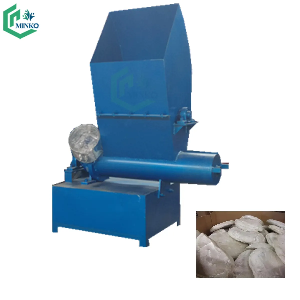 EPS EPP EPE XPS PS foam shredding machine hot melting recycling machine