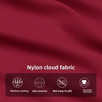 Ensemble de sport respirant en nylon et élasthanne pour femme, avec soutien-gorge intégré, coupe ajustée, manches longues, idéal pour le yoga, le Pilates et la course, toutes saisons
