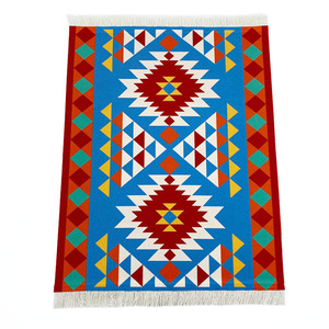 Miếng Lót Chuột Trang Trí Thảm Kilim Phương Đông Kiểu Thổ Nhĩ Kỳ Dệt 9 "X 7" Tùy Chỉnh - Product Image 1