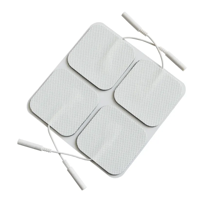 Pigtail Elektrode Pad Vierkant 2 Inch Tientallen Eenheid Elektrode Berichtpad Voor Ems Machine-Eenheid