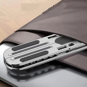 10 góc độ Chiều cao có thể điều chỉnh Ergonomic thông gió làm mát máy tính đứng có thể gập lại máy tính xách tay đứng di động - Product Image 5