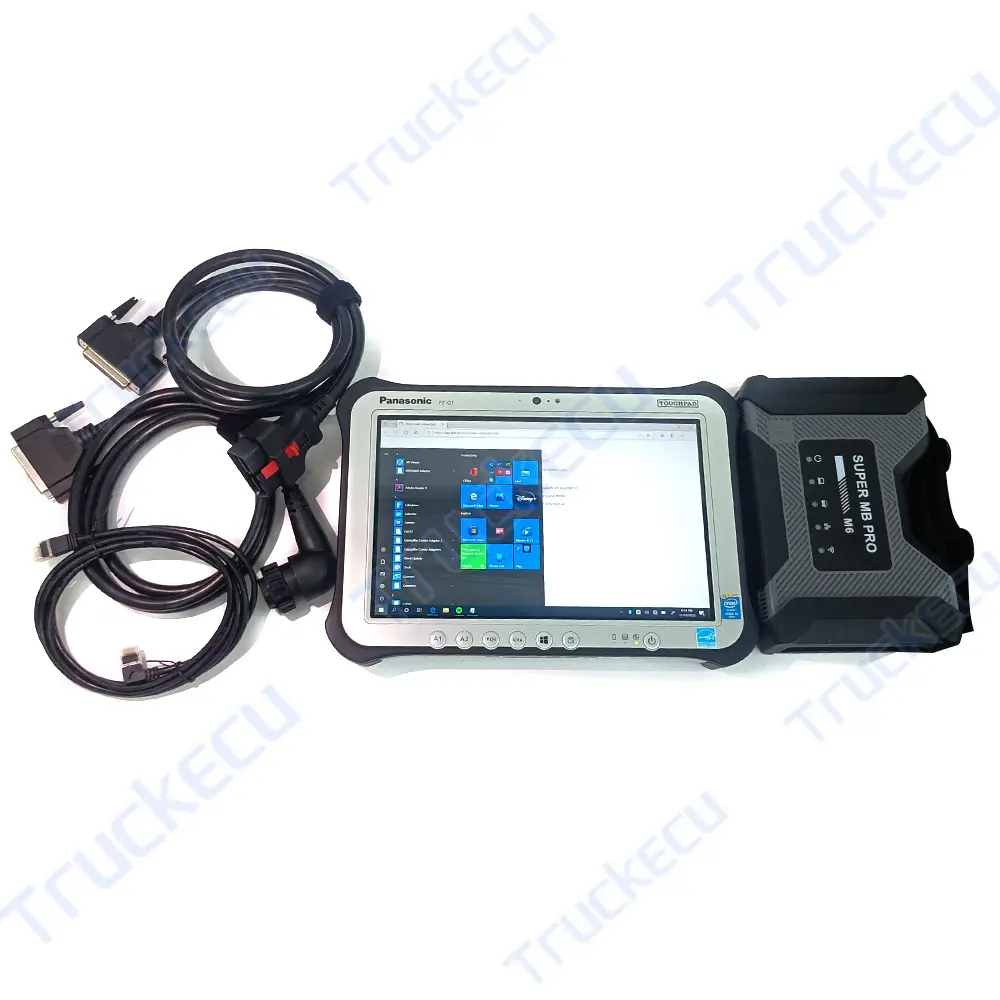 Super MB Pro for M6 Wireless Star Car Diagnosis Tool Full Configuration Fit For MB Trucks 12V Car,24v Diesel Truck,Bus,Etc