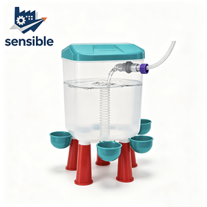Comedero Automático para Pollos de 8 kg, Equipo de Alimentación y Bebedero para Aves de Corral, Comedero Colgante de Plástico para Pollos - Product Image 2