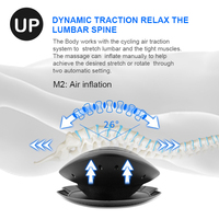 Multifunktion ale Fernbedienung Luftzug-Rücken massage gerät Trage Lendenwirbel säule mit Heizvibrations-Rücken massage gerät