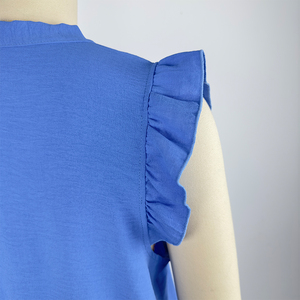 ชุดสองชิ้นของผู้หญิงเสื้อซับในแขนค้างคาวแบบลำลองสีตาข่ายสไตล์ยุโรปและสหรัฐอเมริกา - Product Image 5