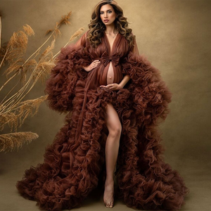 Robes de maternité de <span class=keywords><strong>luxe</strong></span> pour femmes enceintes, tenues de détente et robes de séance photo pour grossistes - Product Image 2