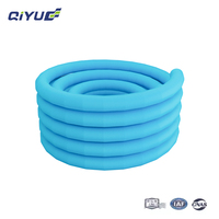 Conduit flexible semi-rigide en PE rond de 75 mm pour système de ventilation HVAC, conduit d'air frais, tuyau d'air rond flexible en PE