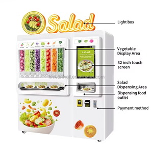 Máquina Expendedora <span class=keywords><strong>de</strong></span> Ensaladas, Frutas y Jugos <span class=keywords><strong>de</strong></span> Verduras, con Código QR, Compatible con ADA, Pantalla Táctil <span class=keywords><strong>de</strong></span> 32 Pulgadas, Autolimpieza, Múltiples Métodos <span class=keywords><strong>de</strong></span> <span class=keywords><strong>Pago</strong></span>, Disponible las 24 Horas - Product Image 4