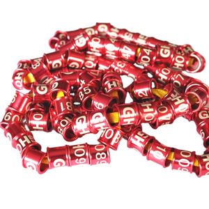 2025 Jaar Aanpasbare Ringen in Alle Maten, Plum Kleur, Rechte Aluminium Duivenringen, Gebruikt voor Duiven en Kanaries. - Product Image 4