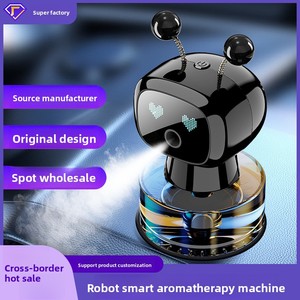 <span class=keywords><strong>Robot</strong></span> Inteligente para Coche con Fragancia, Purificador de Aire, Humidificador, Aroma Floral, Eliminador de Olores - Product Image 2