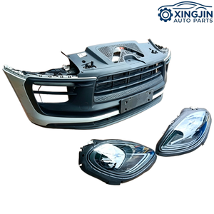 Per Porsche <span class=keywords><strong>Macan</strong></span>: Paraurti Completo con Griglia, Staffa Radiatore, Ventola, Sensore di Parcheggio, Fari LED, Componenti Anteriori, Componenti Carrozzeria - Product Image 2