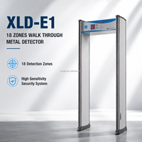 Portique de détection de métaux intelligent Wi-Fi 5 zones, scanner de sécurité à passage direct, étanche, ignifuge, portable et sécurisé pour tous les utilisateurs
