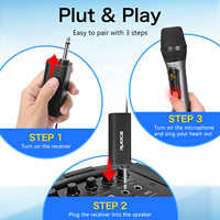 Offre Spéciale professionnel léger Portable 3.5mm UHF Microphone sans fil antibruit en métal portable pour les performances en direct