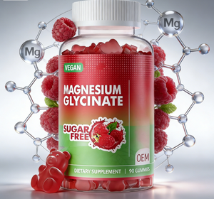 Gomitas de Glicinato de Magnesio de Marca Privada 500mg, Suplemento Sin Azúcar para Ayudar a Dormir, Aliviar el Estrés y Relajar los Músculos - Product Image 6