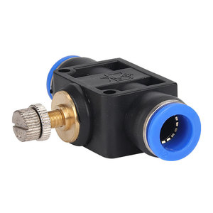 วาล์วควบคุมการไหลแบบนิวแมติก Dde Dade Pneumatics รุ่น Lsa 04 08 06 10 12 พร้อมข้อต่อแบบนิวแมติกสำหรับท่อ - Product Image 4