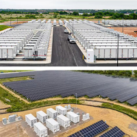 Système solaire photovoltaïque de 1 MWh, centrale solaire de 2 MW, onduleur Growatt, conteneur de stockage d'énergie au lithium-ion pour projets photovoltaïques