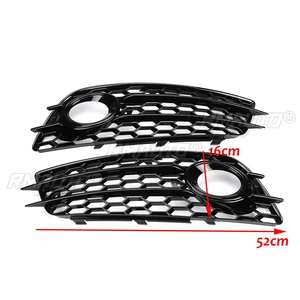 2x Cubiertas de Rejilla para Faros Antiniebla Delanteros de Coche, Rejilla Hexagonal para Faros Antiniebla para Audi A4 B8 S-Line S4 2008-2012 8K0807681C 8K0807682C - Product Image 6