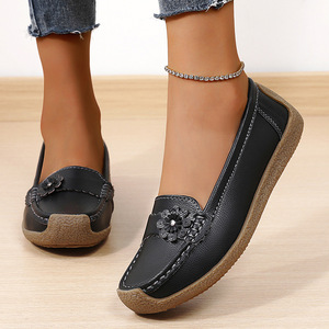 Nouvelles Chaussures Plates Femme 2026 à Bout Fermé et Motif Floral, Confortables et Respirantes, Antidérapantes - Product Image 6