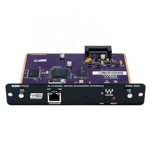Klark Teknik DN32-WSG Erweiterungs karte 32-Kanal-Aoip mit geringer Latenz in Wellen Soundgrid-Netzwerks chnitt stelle von Behringer <span class=keywords><strong>X32</strong></span>-Mixer - Product Image 3