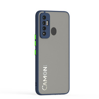 Étui pour Tecno Spark 7P Translucide Mat Sensation de peau de bébé Protection de l'appareil photo pour Tecno Spark 7P Étui de téléphone portable