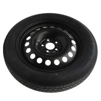 Kit de roue de secours en acier pour voiture, jantes et pneus de 15, 16, 17, 18 pouces, entraxes 4x110, 5x100, 5x114.3, avec cric, pour divers types de voitures