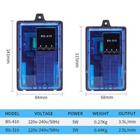 Pompe à oxygène RS RS-310 RS-410 BS-310/410 Pompe à oxygène pour aquarium Pompe à oxygène transparente Aération pour aquarium Petite pompe à aération