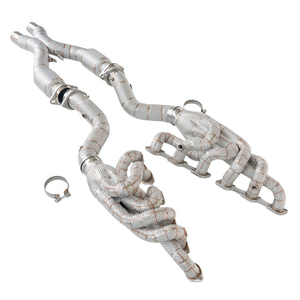 Venta al por mayor de fábrica: Colector de escape de alto rendimiento para Ferrari Enzo 6.0L 2002-2009, de acero inoxidable y aislado, para mejora de potencia del coche. - Product Image 6