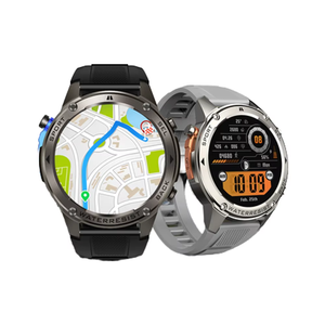 AMOLED Màn hình GPS thông minh đồng hồ cho nam giới 5ATM BT cuộc gọi độ cao la bàn tập thể dục Tracker Android <span class=keywords><strong>IOS</strong></span> điều khiển từ xa vdm56 Vòng đeo tay - Product Image 1
