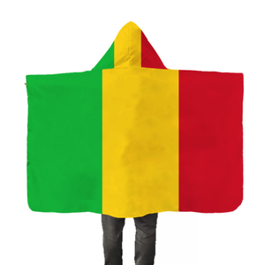 Cape à capuche avec drapeau national de Sao Tomé-et-Principe, conçue sur mesure, avec manches, promotion à prix réduit, cape à capuche avec drapeau avec manches - Product Image 6