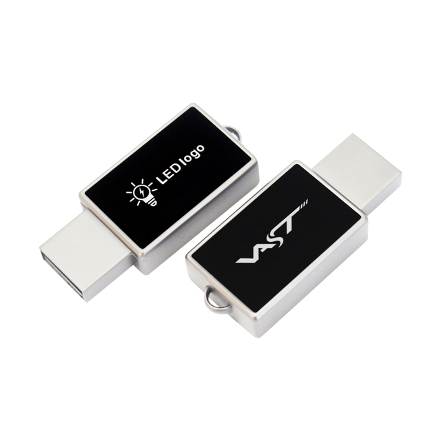 Custom logo LED DJ LOGO USB 3.0 High-speed Memory Flash Stick Pendrive Genuine 8 16GB 32GB 64GB 128GB for Promotion Gift