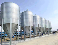 Nouvelle mangeoire pour poulets de chair entièrement automatique équipement de ferme de volaille stockage de silo d'alimentation et système d'alimentation de reproduction