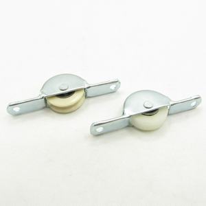 Poulie de porte coulissante de 18mm Roues à rouleaux de meubles pour porte moustiquaire Placards Armoires - Product Image 2