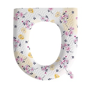 <b>EVA</b> Toilet Seat Cover All Season Waterproof Washable Floral Print Overcoat Case - Product Image 1
