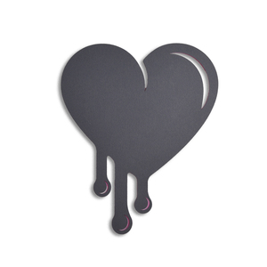 Acrylic Customized Irregular Pink Heart Shape Cosmetic Single Side Compact Mirror - Product Image 5
