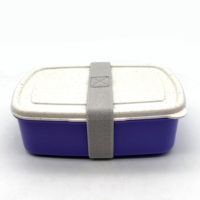 Bento Riz Husk Eco Blé Paille Emballage Fibre Sac À Lunch Soupe Potable Tasse Boîte À Lunch avec Couverts et Sac