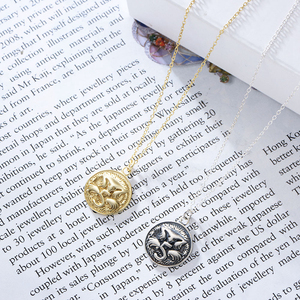 Collare di gioielli antichi in <span class=keywords><strong>argento</strong></span> Sterling 925 di alta qualità placcato in oro <span class=keywords><strong>collana</strong></span> con ciondolo a moneta Queen Elizabeth - Product Image 5