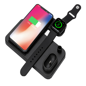 Nueva llegada <span class=keywords><strong>2022</strong></span> 4 en 1 cargador inalámbrico soporte de carga inalámbrico rápido para teléfono inteligente reloj inteligente iphone ipad <span class=keywords><strong>airpods</strong></span> - Product Image 3