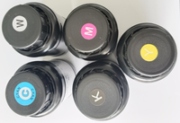 Tinta Eco Solvent UV Berkualitas Tinggi Baru Beric CMYKW XP600 TX800 I3200 Printhead 250ML untuk Toko Bahan Bangunan Printer UV
