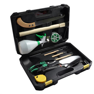 Ensemble d'outils de jardin 10 pièces en acier inoxydable, bêches, sécateurs, cisailles pour la plantation, l'entretien des fleurs et des légumes - Product Image 4