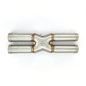 Sistema de Escape Catback de Alto Rendimiento con Tubo en X de Acero Inoxidable para <span class=keywords><strong>Ferrari</strong></span> F12 <span class=keywords><strong>FF</strong></span> 6.3 <span class=keywords><strong>2013</strong></span>+, Mejora del Sonido, Accesorios para Automóviles - Product Image 4