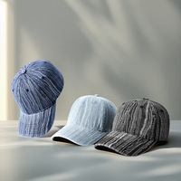 Nueva Gorra de Béisbol Casual Unisex de Mezclilla, Gorra de Jean Transpirable de Verano, Gorra Ajustable de Color Sólido para Hombres, Mujeres y Adolescentes
