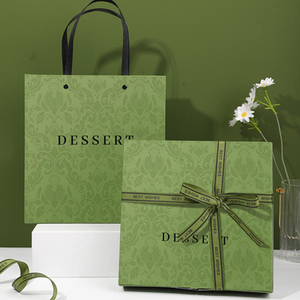 กล่องของขวัญกระดาษคราฟท์พกพาสุดหรูแบบกำหนดเอง กล่องใส่ขนมไหว้พระ<span class=keywords><strong>จันทร์</strong></span> เครื่องสำอาง สไตล์คลาสสิก พร้อมริบบิ้นและอุปกรณ์เสริมสำหรับช็อกโกแลต - Product Image 4