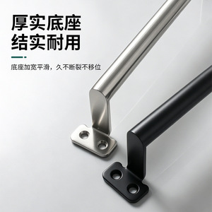 Poignées de tiroir en acier inoxydable, forme de barre, design industriel, antirouille, pour armoire, boîte à outils, utilisation pliable - Product Image 4