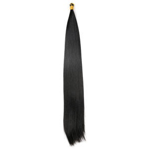 LEILONG - Extensiones de Cabello Sintético de Fibra de Alta Temperatura, <span class=keywords><strong>Multicolor</strong></span>, Liso, de 24 Pulgadas, para Cabello Africano - Product Image 5