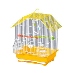 Piège à oiseaux en fil de fer métallique personnalisable, cage avec poignée et plateau amovible, design de cage à oiseaux, 50 unités - Product Image 6