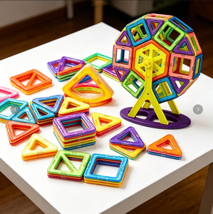 Blocs de puzzle magnétiques OEM/ODM en plastique ABS de 6,5 cm pour les enfants de 2 à 9 ans, modèle CB-E043, fabriqué au Liaoning - Product Image 2