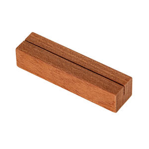 حامل بطاقات خشبي بسيط وعصري للملاحظات، حامل رسائل مكتبي، عارض إعلانات، قاعدة بطاقات إبداعية، حامل صور وبطاقات أسعار - Product Image 3